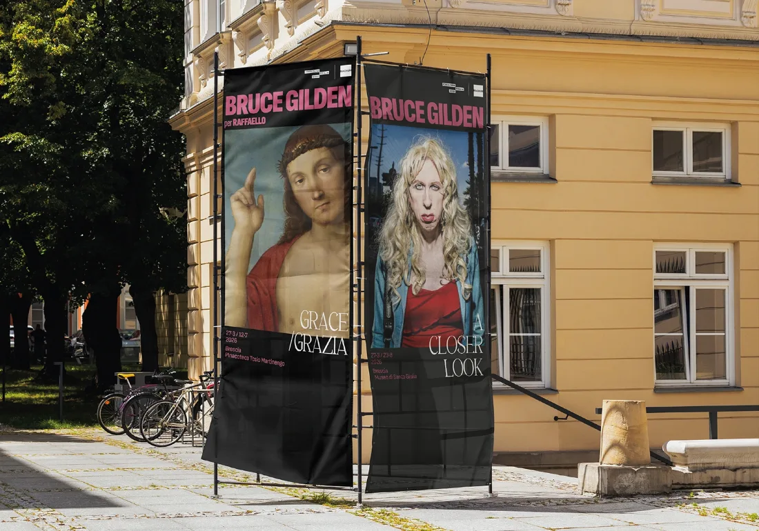 Bruce Gilden - materiali di allestimento